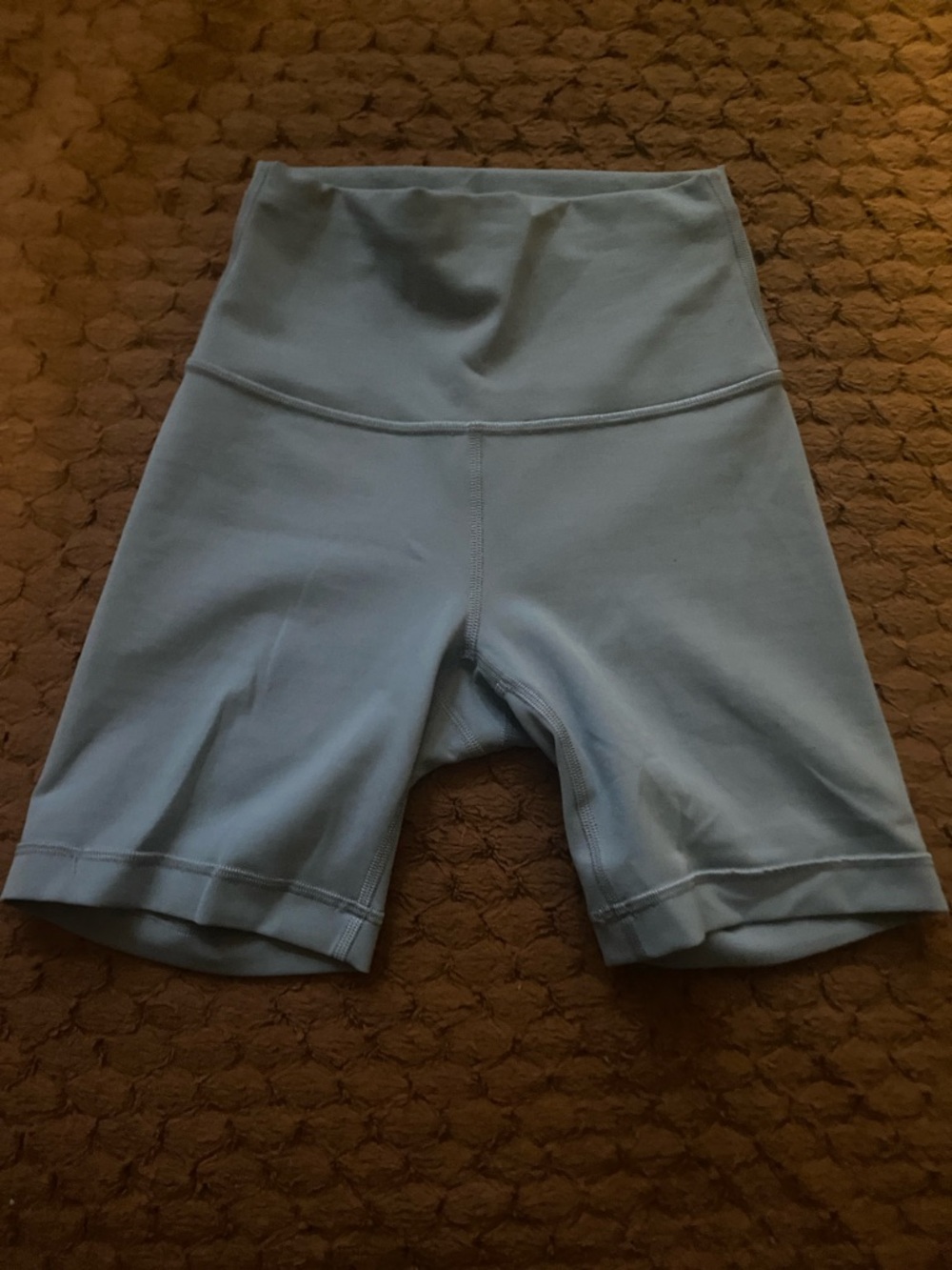 lululemon athletica High-Waist Bike Shorts — Light Blue